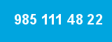 985 111 48 22 985 111 48 22